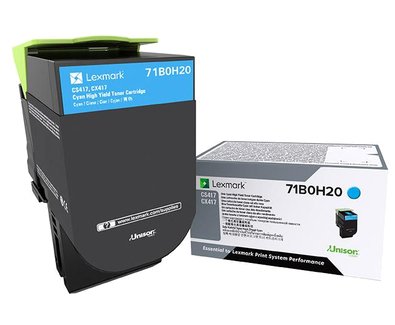 Lexmark 71b0h20 Cs417 Cx417 Toner Cyan