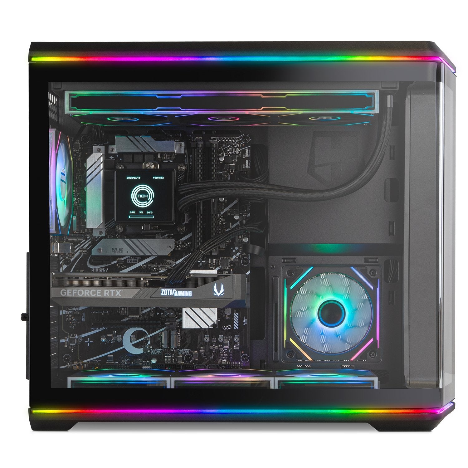 Caja Gaming Semitorre Nox Hummer Anvil