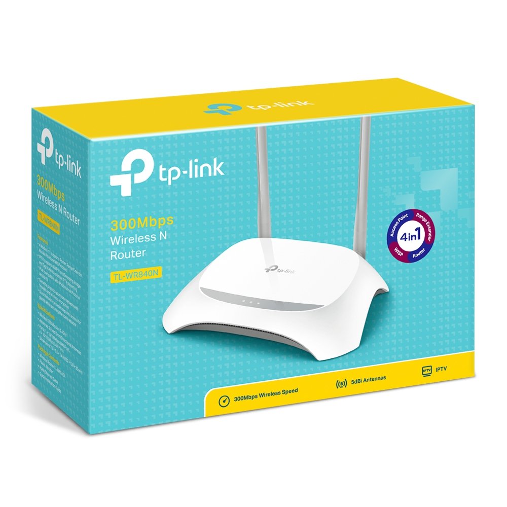 Tp Link Router Tl-Wr840n 300mbps 4 Puertos