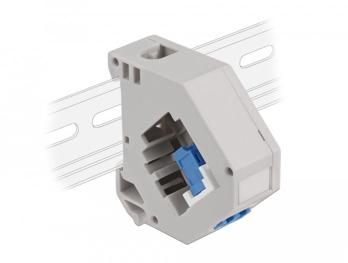 Delock Hutschienenadapter Mit Keystone Lc Duplex Buchse Zu Lc Duplex Buchse Blau