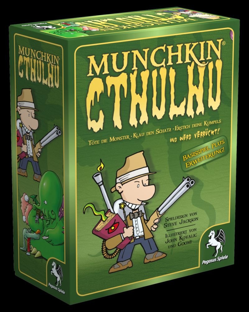Pegasus Munchkin Cthulhu 1+2, Juego Base De Cartas Que Incluye 1 Expansión 17189g