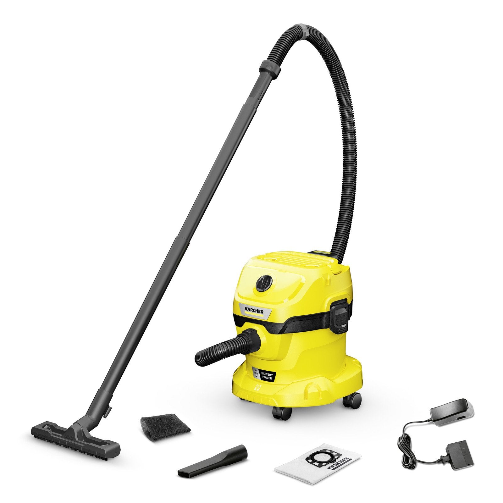 Kärcher Wd 2-18 12 L Aspiradora De Tambor Seca Y Húmeda 225 W Bolsa Para El Polvo