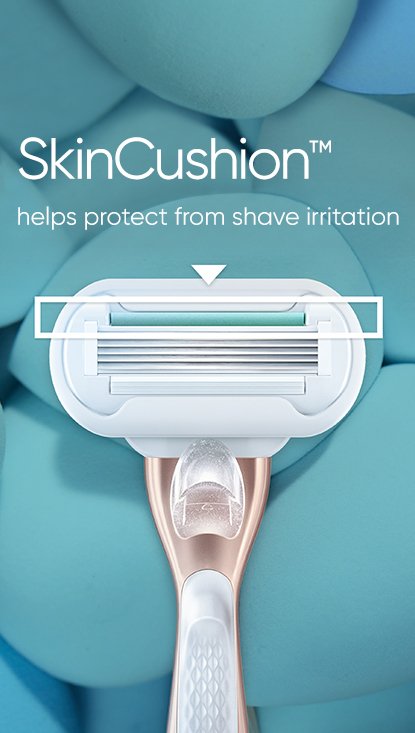 Gillette Venus Deluxe Smooth Sensitive Systemklingen 8er
