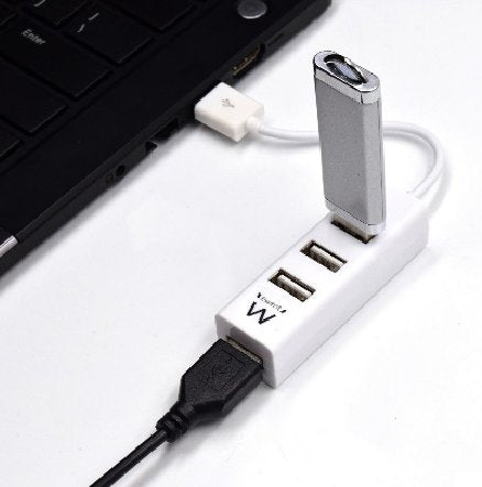EAN 8054392613876 - Ewent EW1122 hub de interfaz USB 2.0 Blanco imagen 2