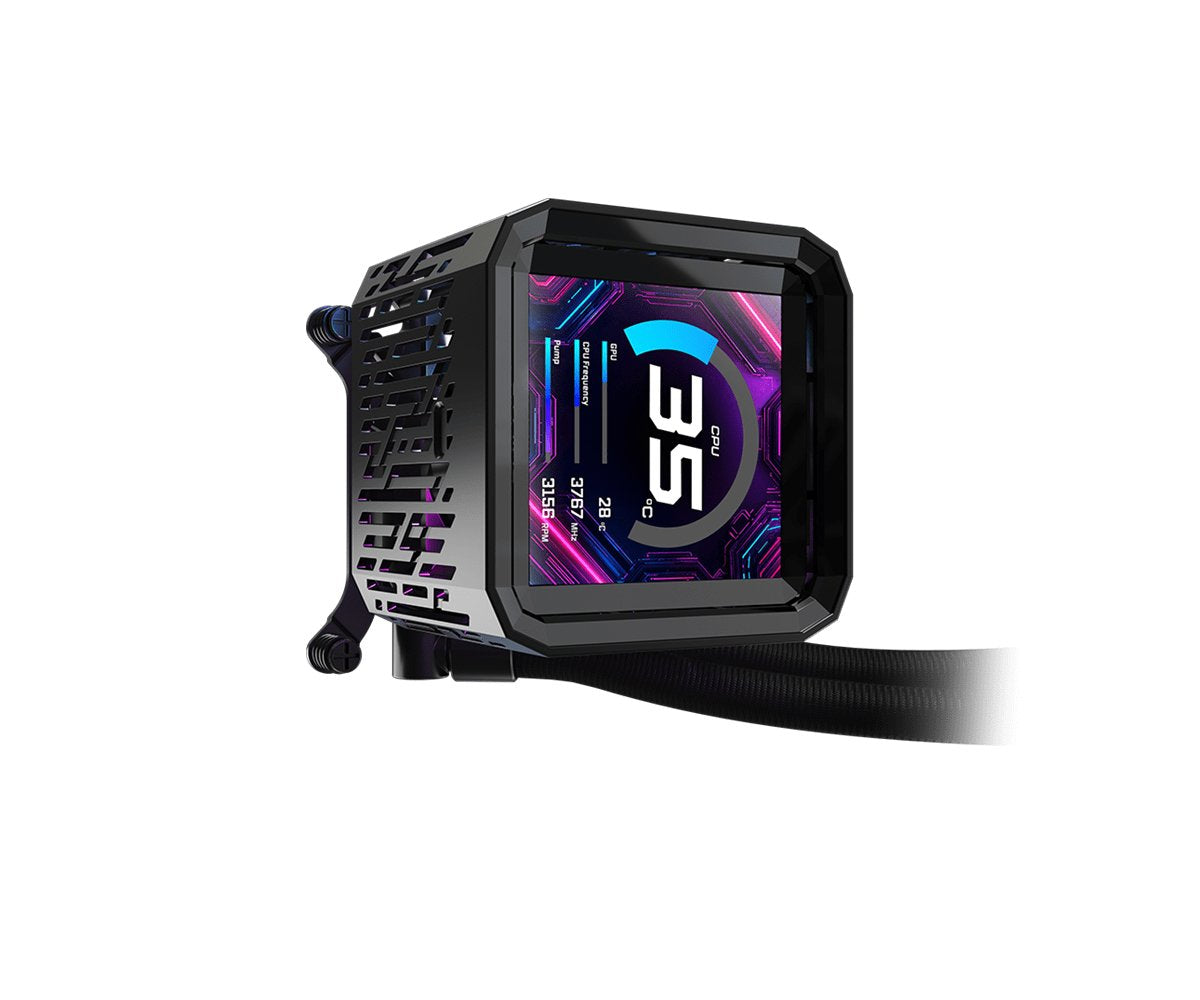 Refrigerador Liquido Cpu Asrock Phantom Gaming 360 Lcd Black