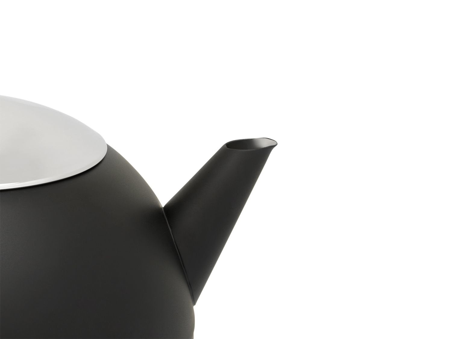Tetera Bredemeijer Bella Ronde 1.2l Negro Mate / Cromado 101006