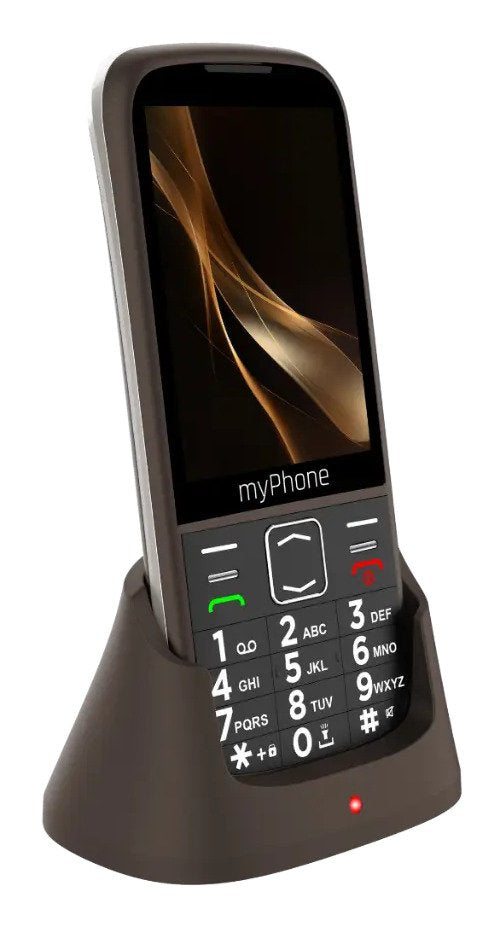 EAN 5902983634829 - myPhone TEL001039 teléfono móvil 8,89 cm (3.5") 138 g Marrón Teléfono para personas mayores imagen 5