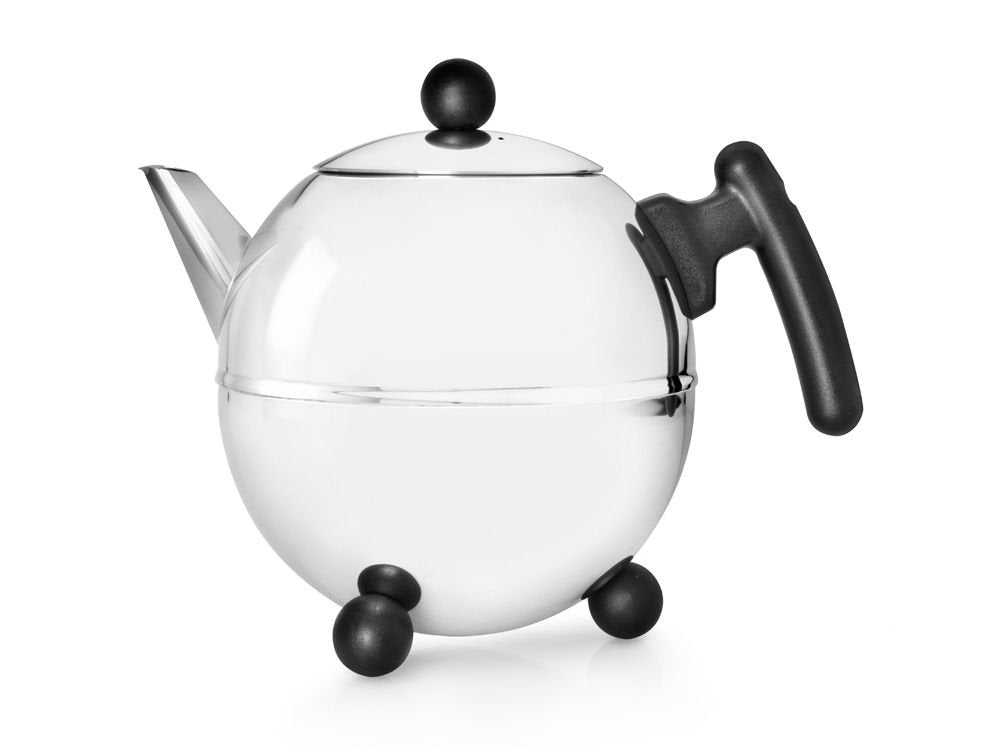 Tetera Bredemeijer Bella Ronde 1,5l Acero Inoxidable / Negro 1305z