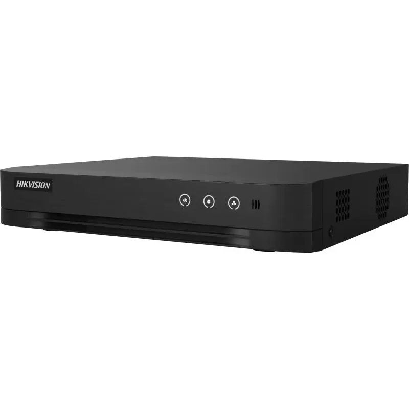 Grabador Dvr 5en1 8ch 1080p Lite + 2ip 5mp 1hdd Audio Vía Coaxial Hikvision