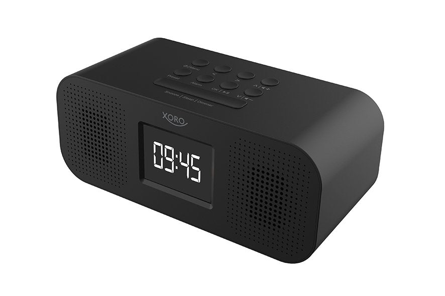 Xoro Wecker Con Radio Bluetooth Farb-Display Mereo Lautsp.