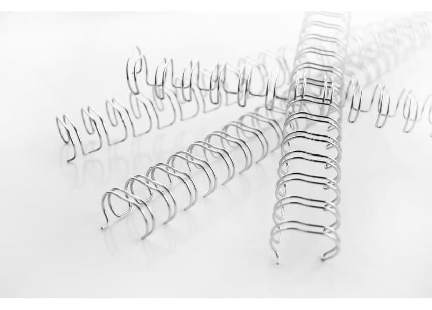 Gbc Wirebind Pack De 100 Alambres De Encuadernacion 8mm Para Paso 3:1 Redondo O Cuadrado - Formato A4 - Para 34