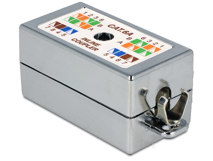 Delock Junction Box For Network Cable Cat.6a Idc Toolless