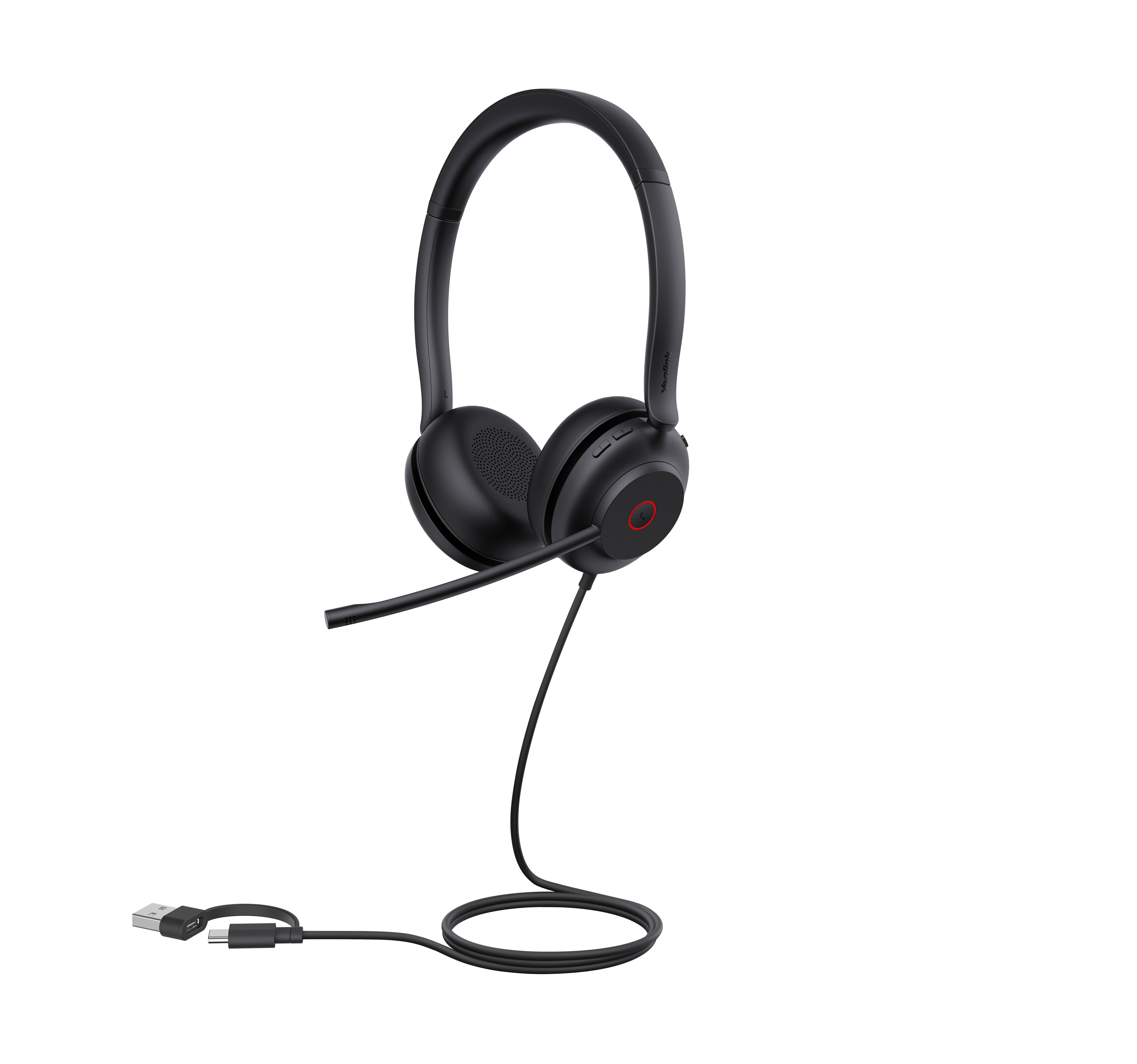 Yealink Uh35 Dual Uc Usb-C A Noice Canceling Hsy Light
