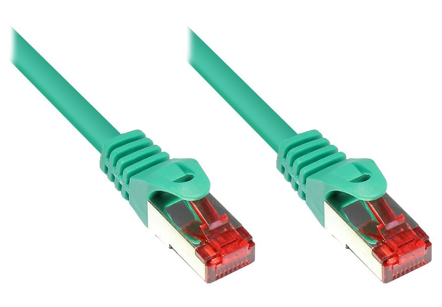 EAN 4014619009770 - Alcasa 2m Cat6 S/FTP cable de red Verde S/FTP (S-STP) imagen 1
