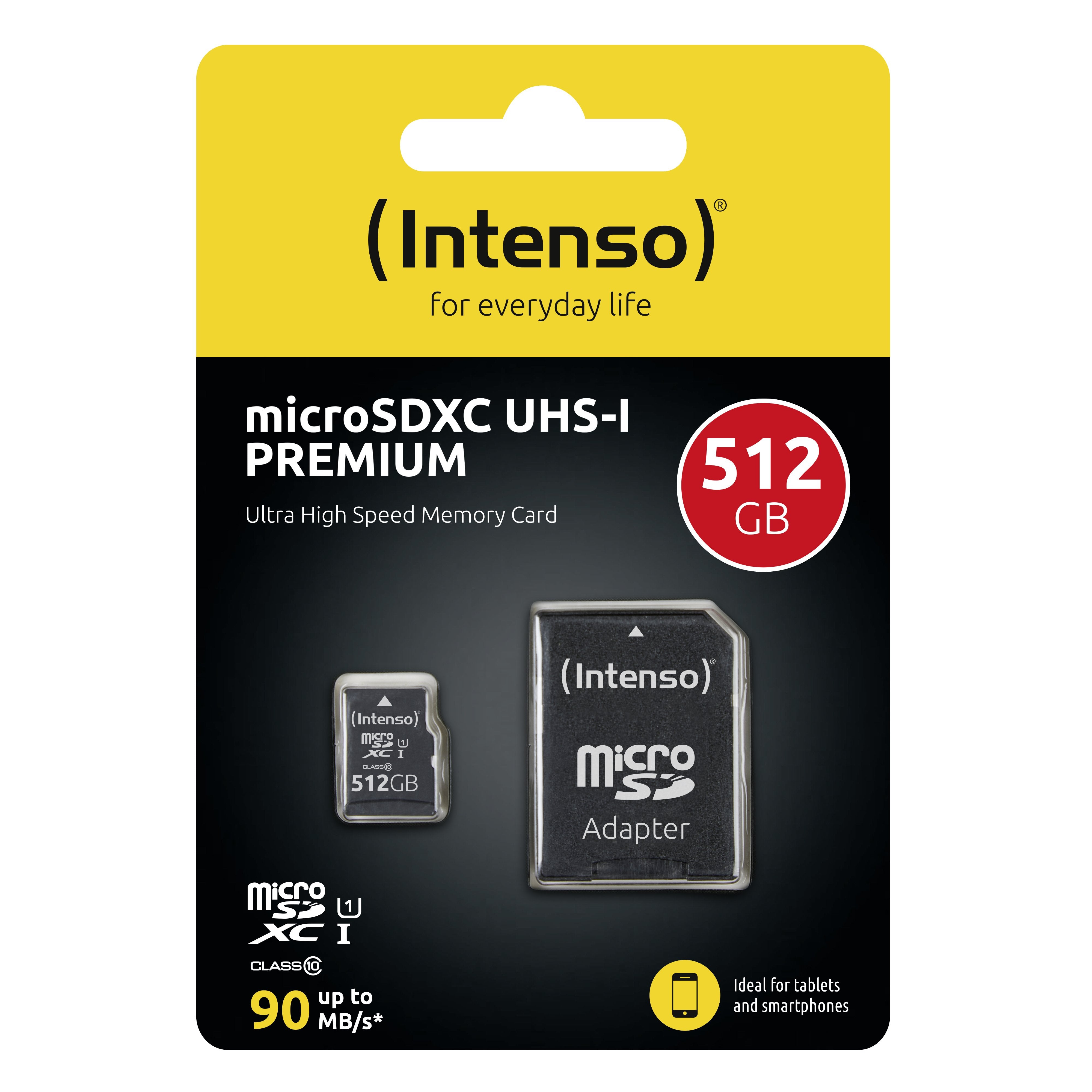 Premium 512 Gb Microsdxc, Speicherkarte Schwarz, Class 10 Uhs-I