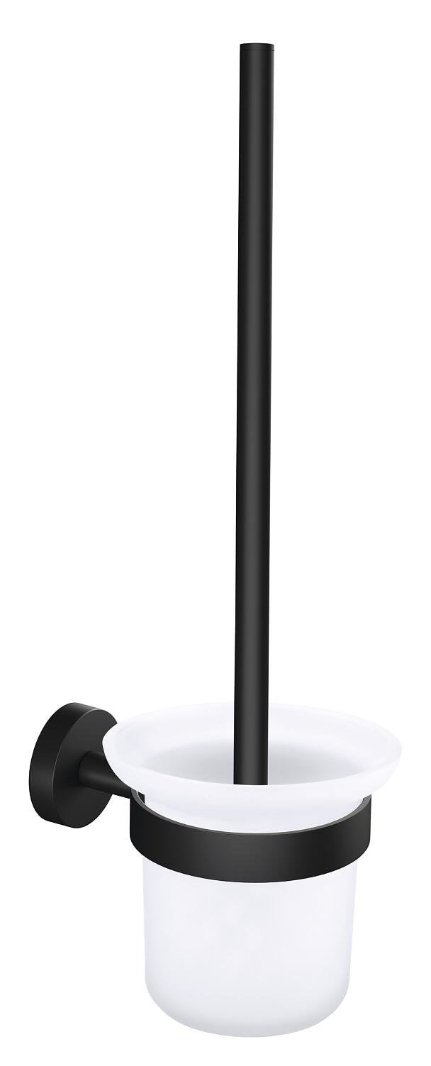 Tesa Toilettenbürste Moon Schwarz, Glas
