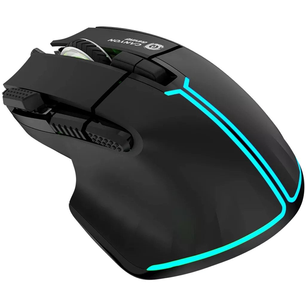 Raton Canyon Gaming Fortnax Gm-636 20000 Dpi Rgb 9 Keys Bk Retail