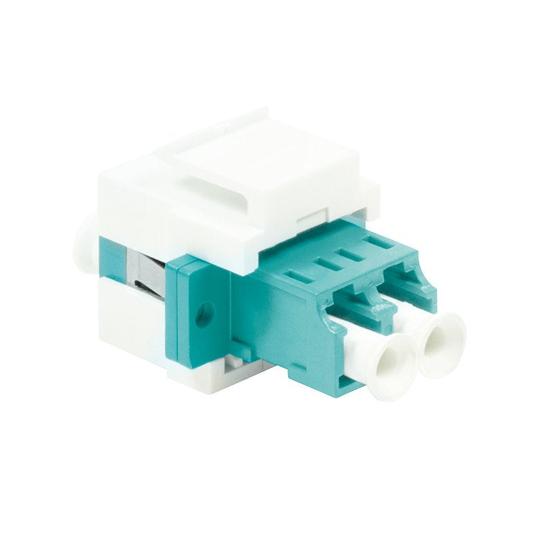 Logilink 2xlc Lc Lc Turquesa, Color Blanco - Adaptador Para Cable (Lc, Lc, Hembra/Hembra