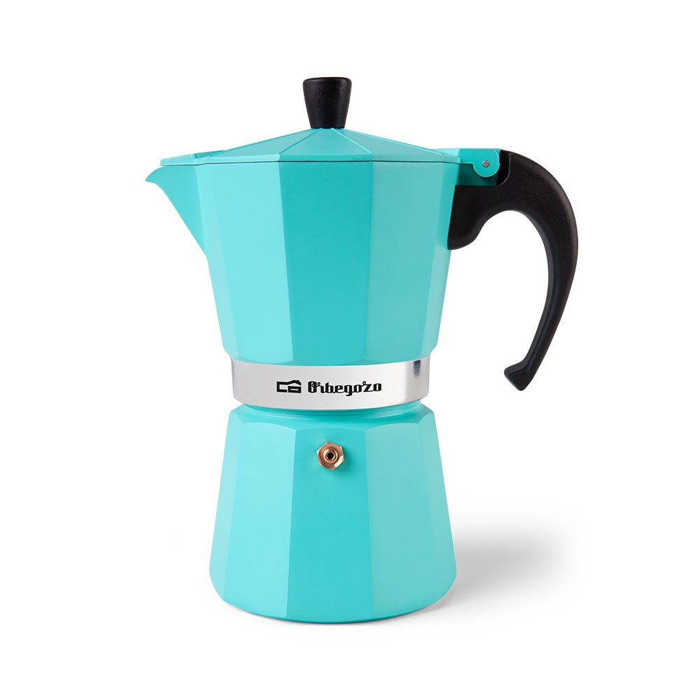 Orbegozo Kfv 1245 Cafetera De Aluminio - Prepara 12 Tazas De Cafe En Minutos - Compatible Con Diferentes Tipos De