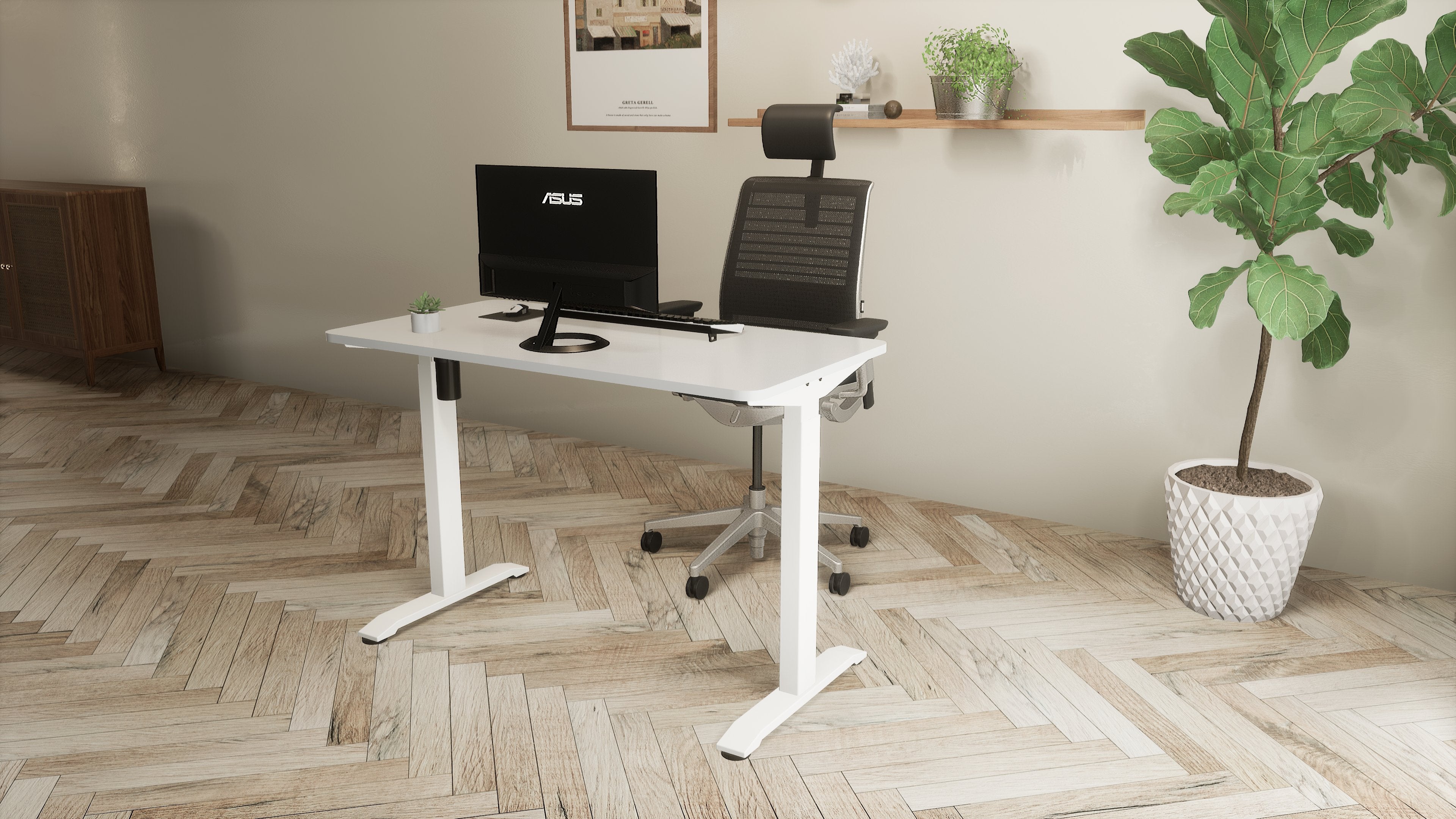 EAN 3760170880686 - Urban Factory EED25UF escritorio para ordenador Blanco imagen 8