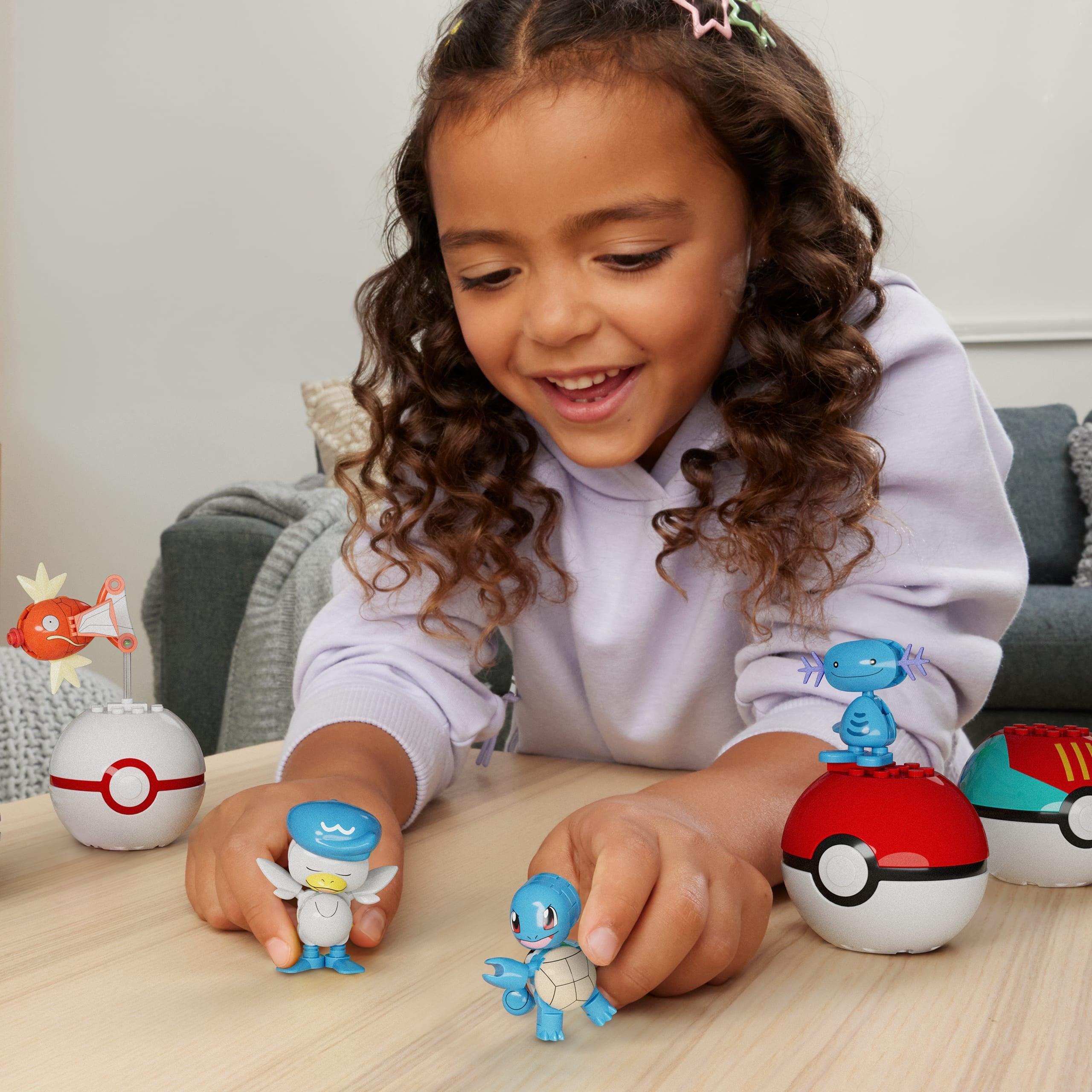 Mattel Mega Pokémon 4 Sets De Pokémon Tipo Agua, Juguetes De Diseño Jct42
