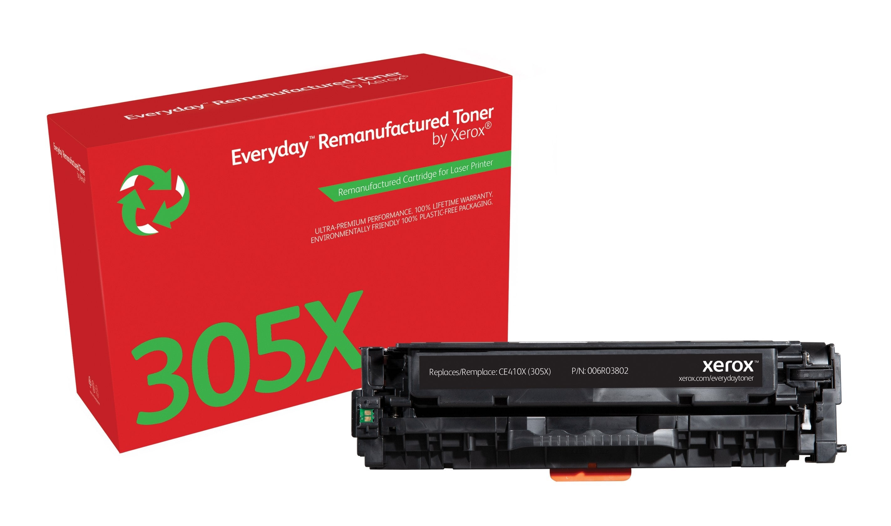 Xerox Toner Para Hp 305x  Color Laserjet Pro 300 M351(Ce410x) Negro