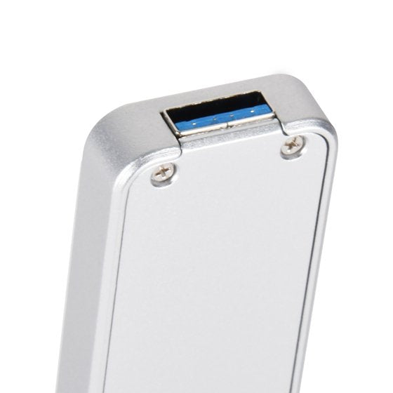 Silverstone Sst-Ms09s - Sata Externo - Caja Ssd M.2, Usb 3.1 Gen.2, Plateado