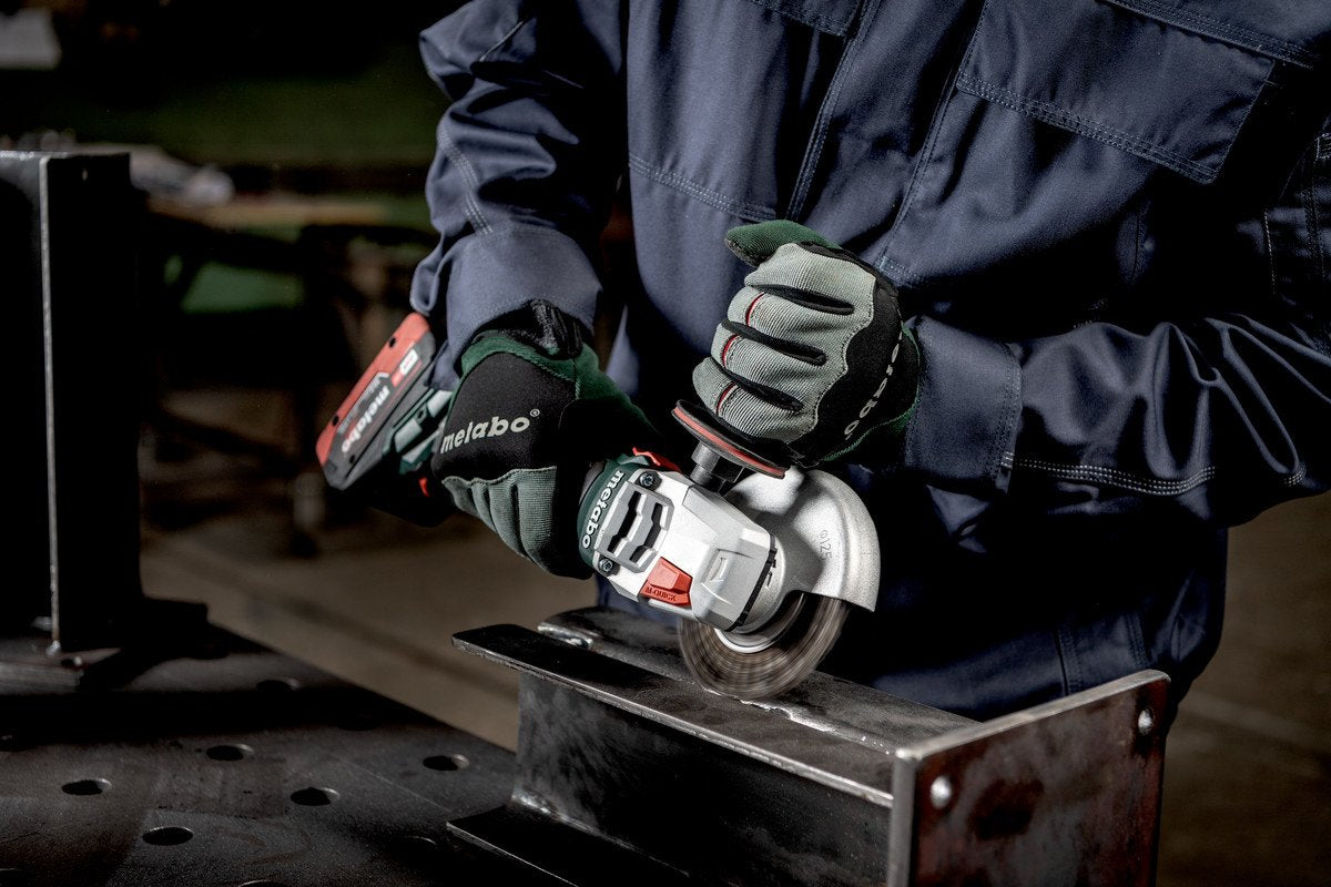Metabo Wvb 18 Lt Bl 11-125 Quick Cordless Angle Grinder