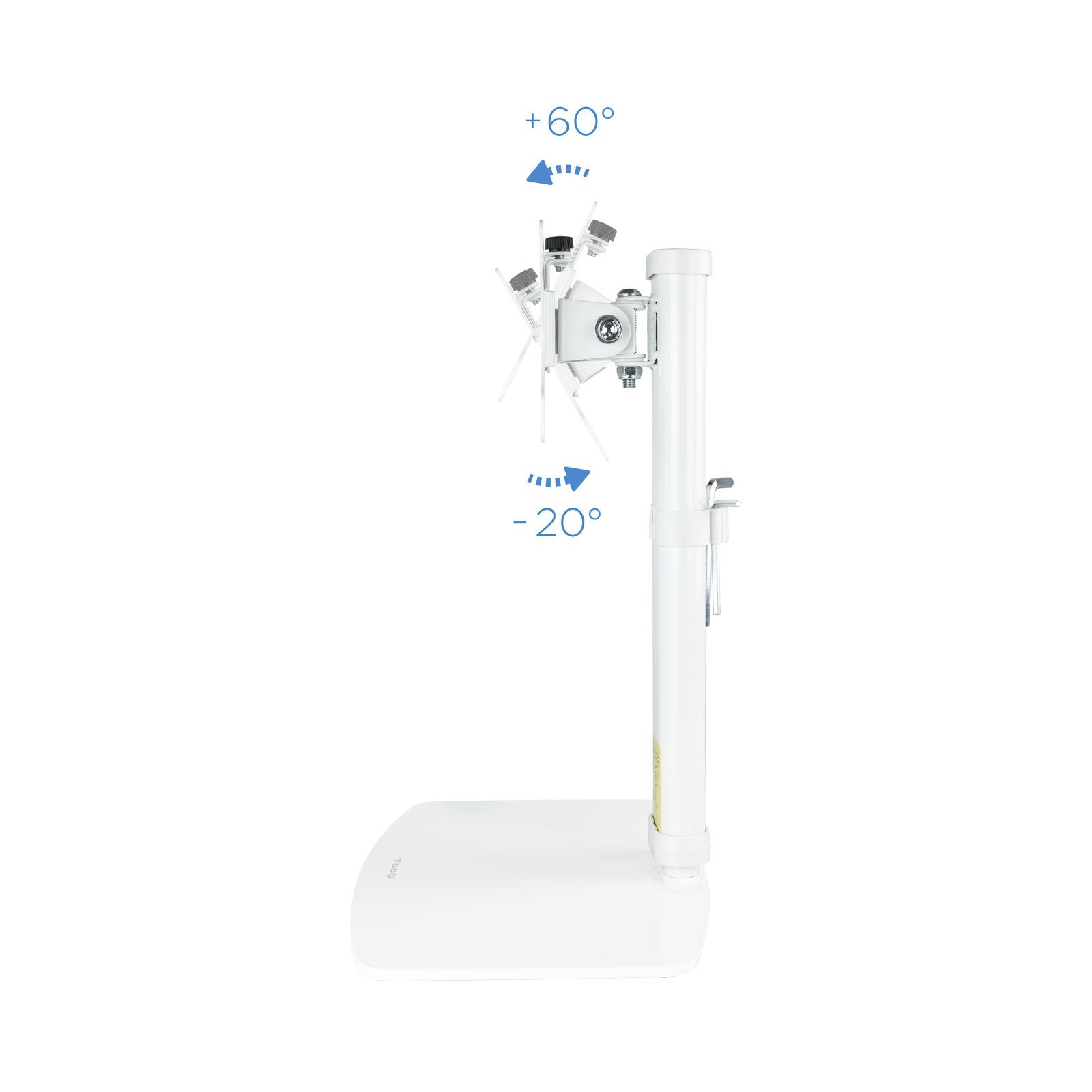 Tooq Soporte Mesa Pantallas Giratorio Inclinacion 17-27" - Blanco