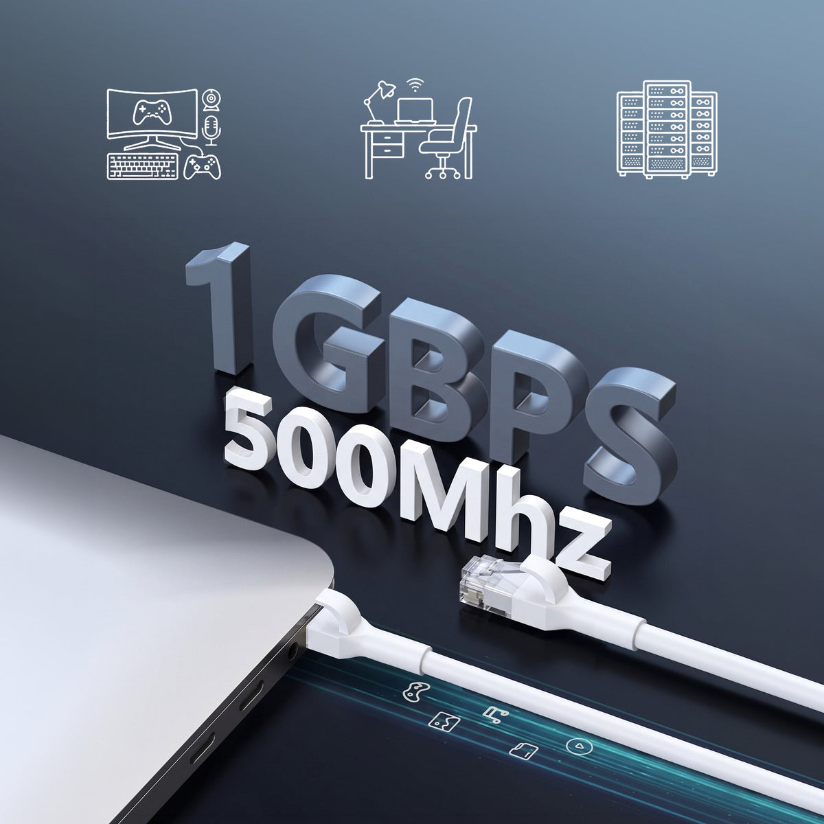 EAN 5906168638992 - Extralink Kat.6A U/FTP 3m 1Gbps Biały | Patchcord LAN | Miedź Kabel sieciowy skrętka, łamana końcówka (EX imagen 12
