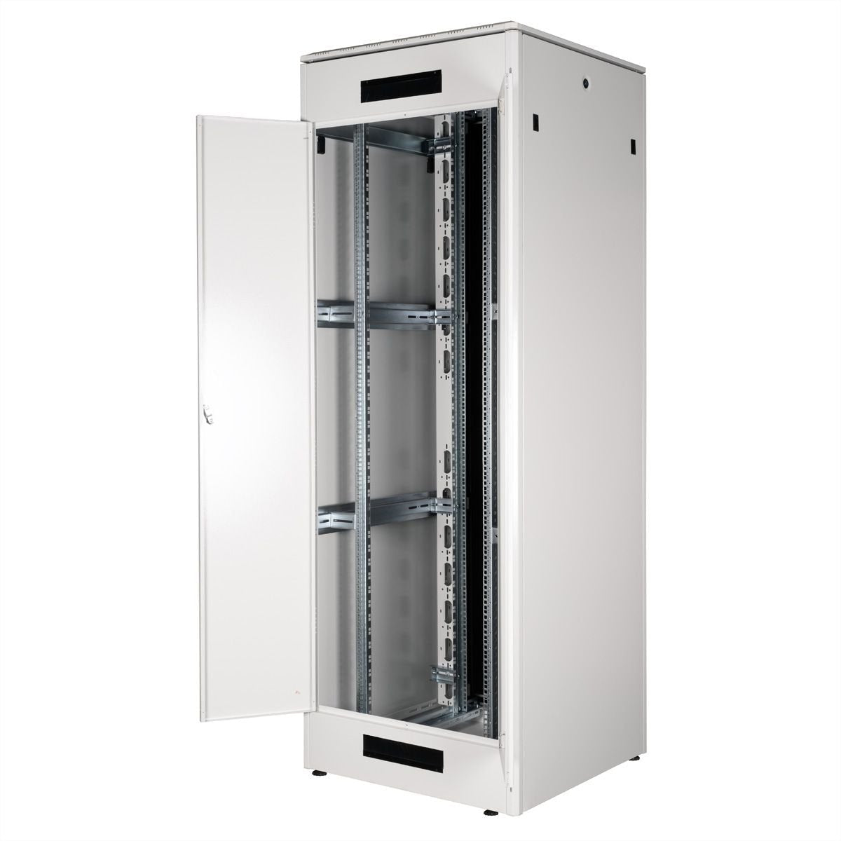 Roline 19-Zoll Netzwerkschrank Pro 47 He, 800x800 Bxt Glastr Grau