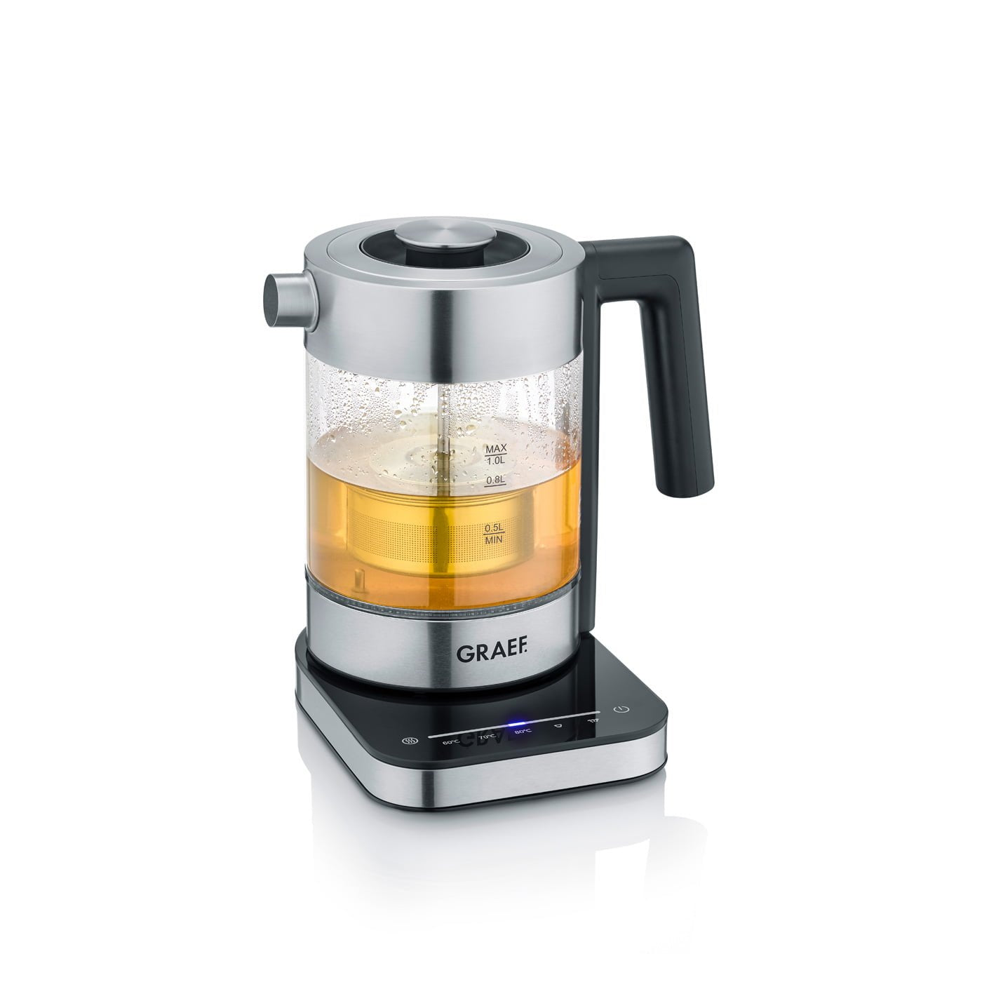 Hervidor Graef Wk 350 Transparente/Inox.
