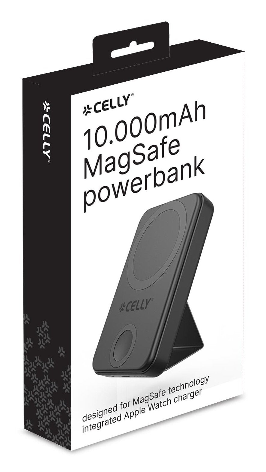 Celly Magpbw10000bk Batería Externa 10000 Mah Cargador Inalámbrico Negro