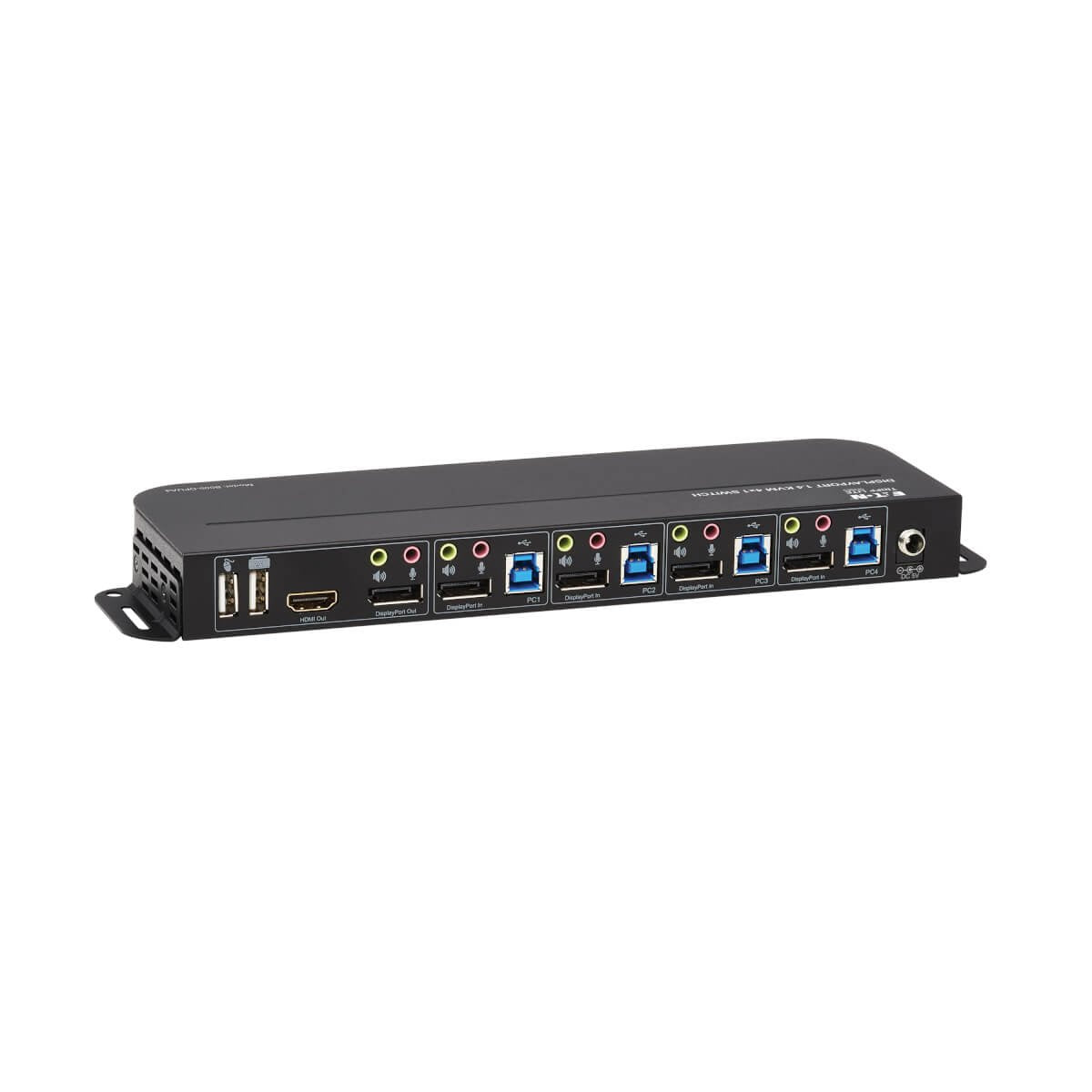 Eaton Tripp Lite  4-Port Displayport/Usb Kvm Switch 4k 60 Hz Hdr Hdcp 2.2 Ir Dp 1.4 Usb Sharing