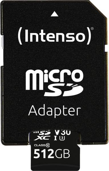 EAN 4034303037674 - Intenso 3433493 memoria flash 512 GB MicroSDXC UHS-I Clase 10 imagen 1