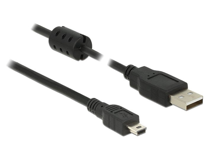 Delock Cable Usb 2.0 A Mini-Usb B Negro 3m