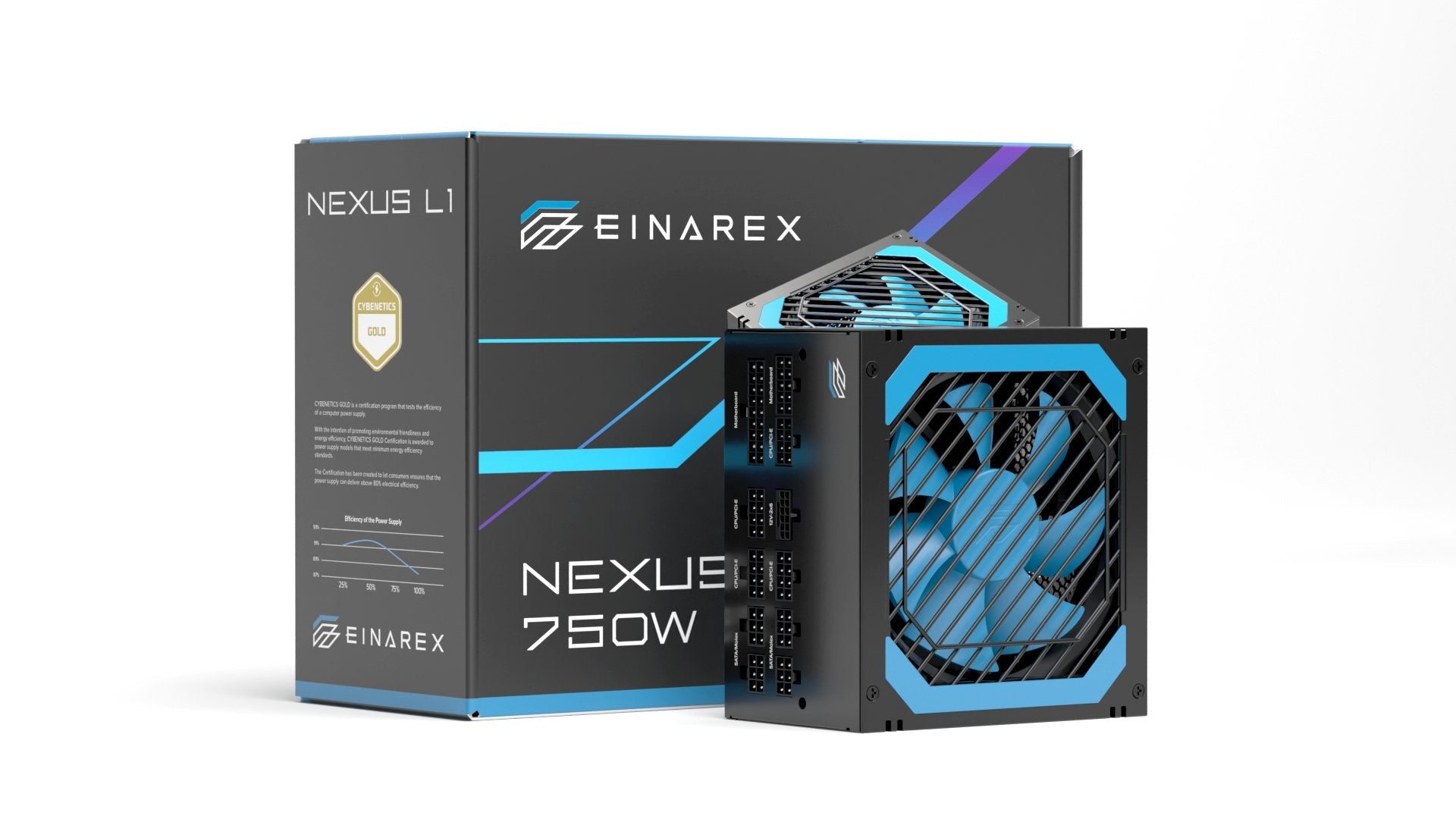 Fuente Alimentacion Atx 750w Einarex Nexus L1 80+ Gold Atx 3.1