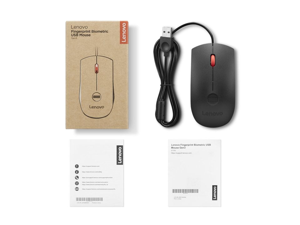EAN 195892122340 - Lenovo 4Y51S24029 ratón Oficina Ambidextro USB tipo A Óptico 2000 DPI imagen 7
