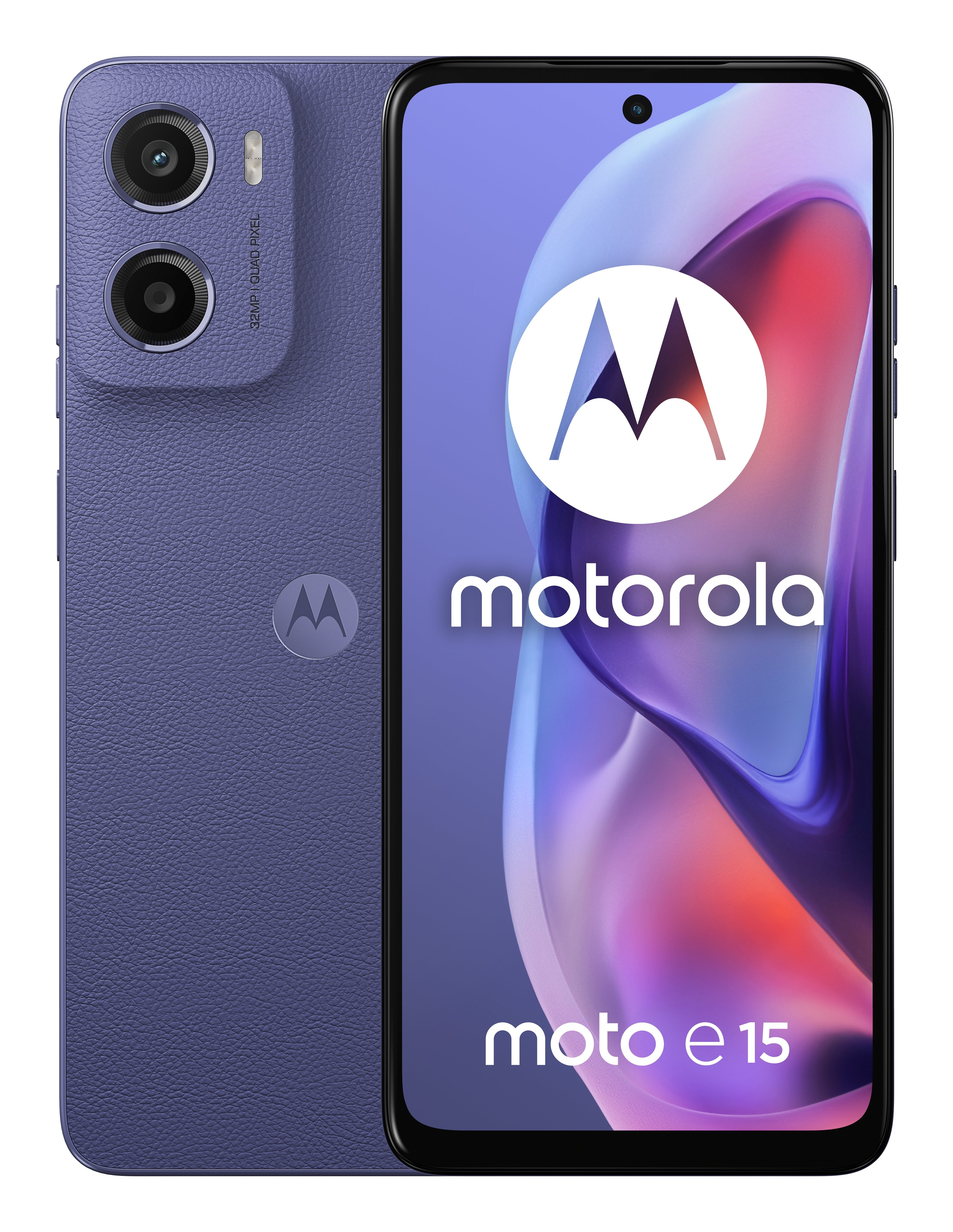 EAN 0840023281532 - Motorola moto e15 16,9 cm (6.67") SIM doble Android 14 Go edition 4G USB Tipo C 2 GB 64 GB 5200 mAh Lavan imagen 2