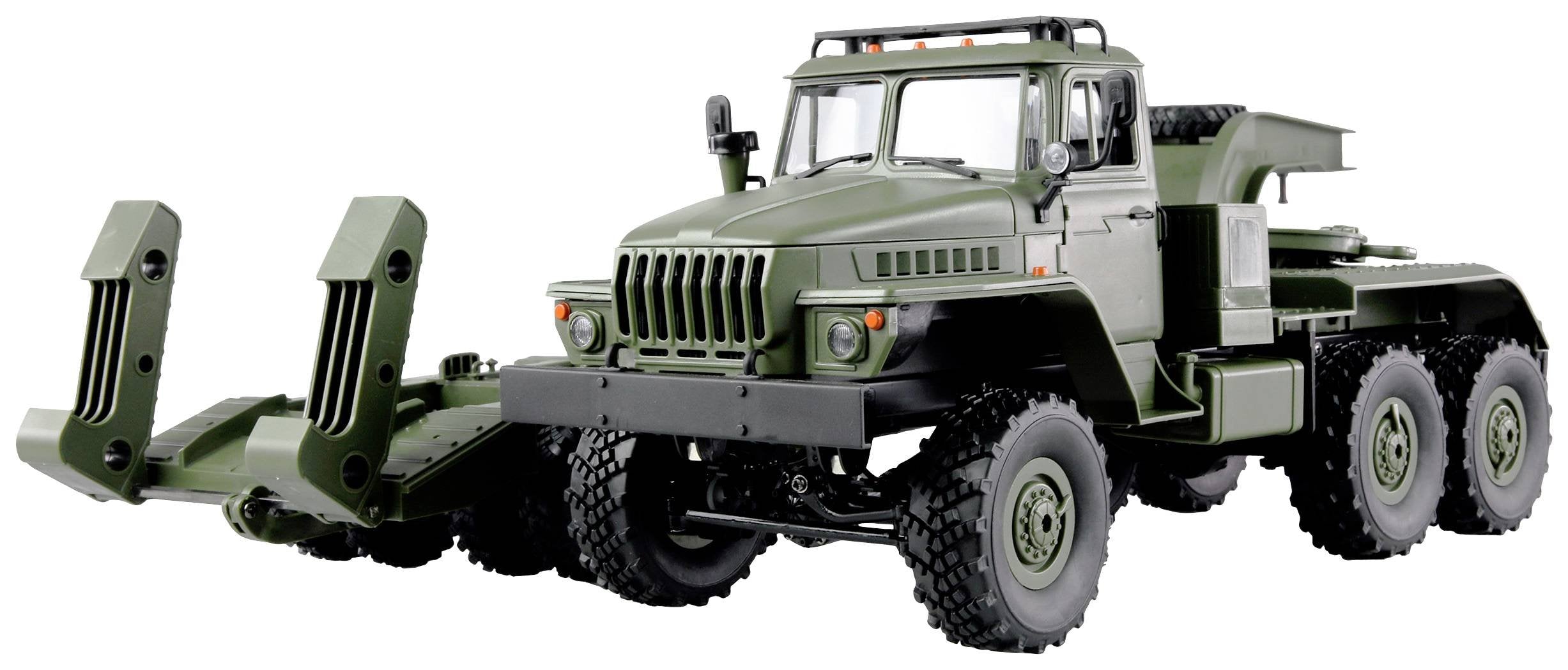 Amewi Ural B36 Militär Lkw 6wd Con Tieflader 1:16 Rtr Verde