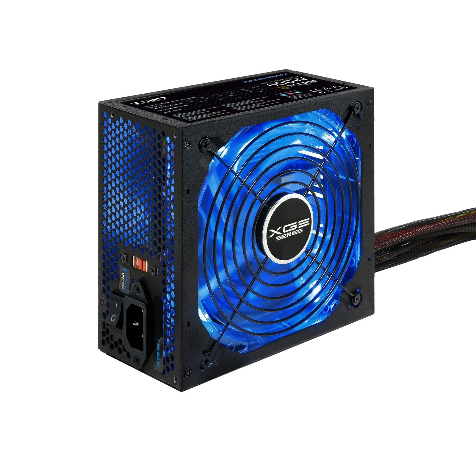 Tooq Xge Ii Fuente De Alimentacion Gaming 600w Atx 2.3 12v - Pfc Activo - Certificacion 80 Plus Bronze - Ventilador