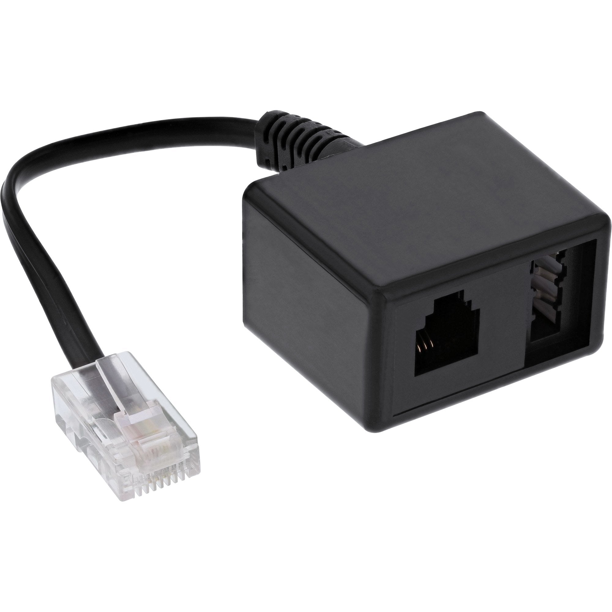 Adaptador Inline Tae Rj45 Macho A Tae-N Y Rj11 Hembra