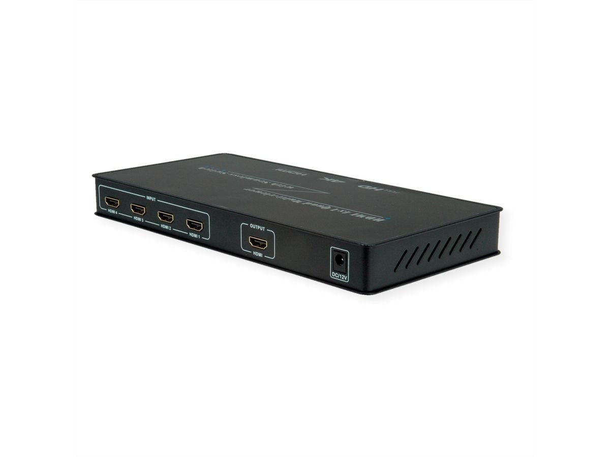 Roline Hdmi 4x1 Quad Multi-Viewer Switch, Nahtlose Umschaltung