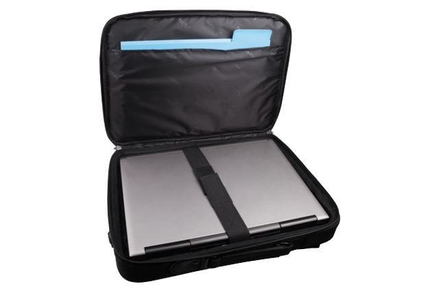 Natec Maletin Portatil Bag Impala Negro Azul 15,6'' (Stiff Shock Absorbing Frame)