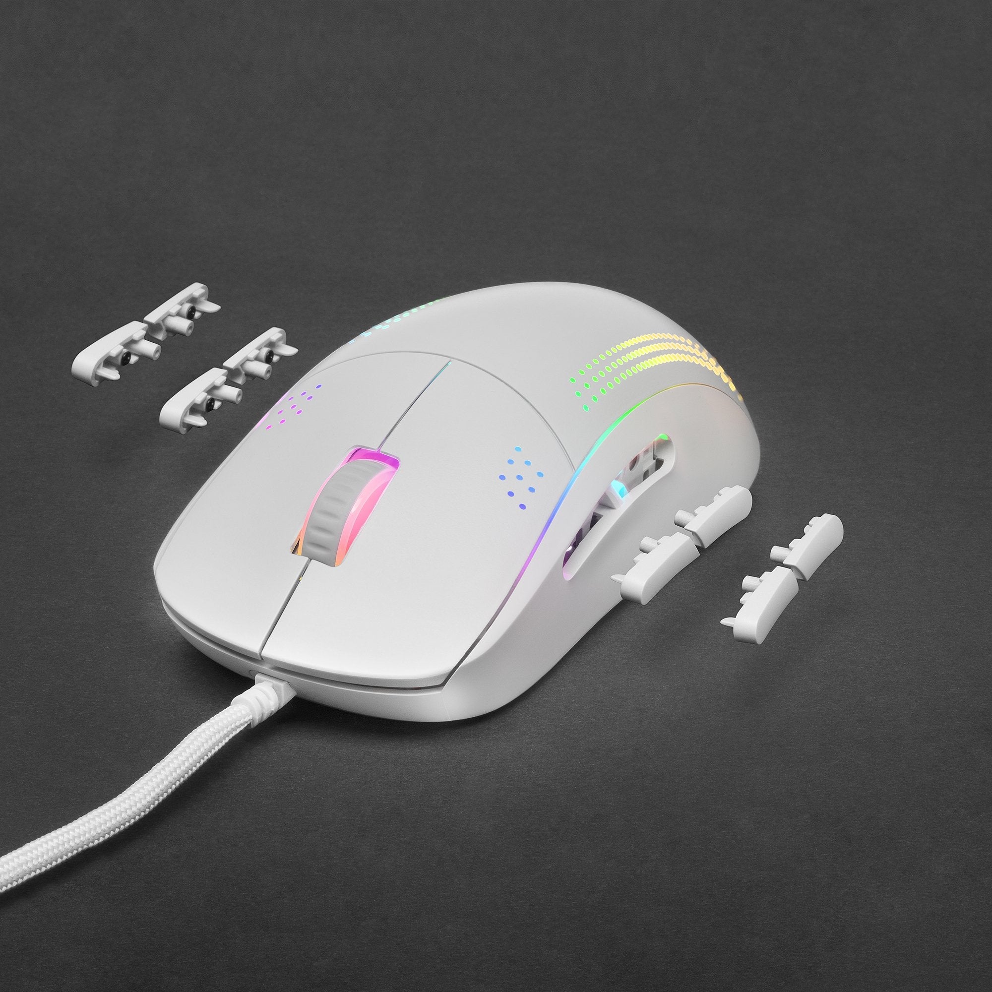 Ratón Gaming Mars Gaming Mmpro/ Hasta 32000 Dpi/ Blanco