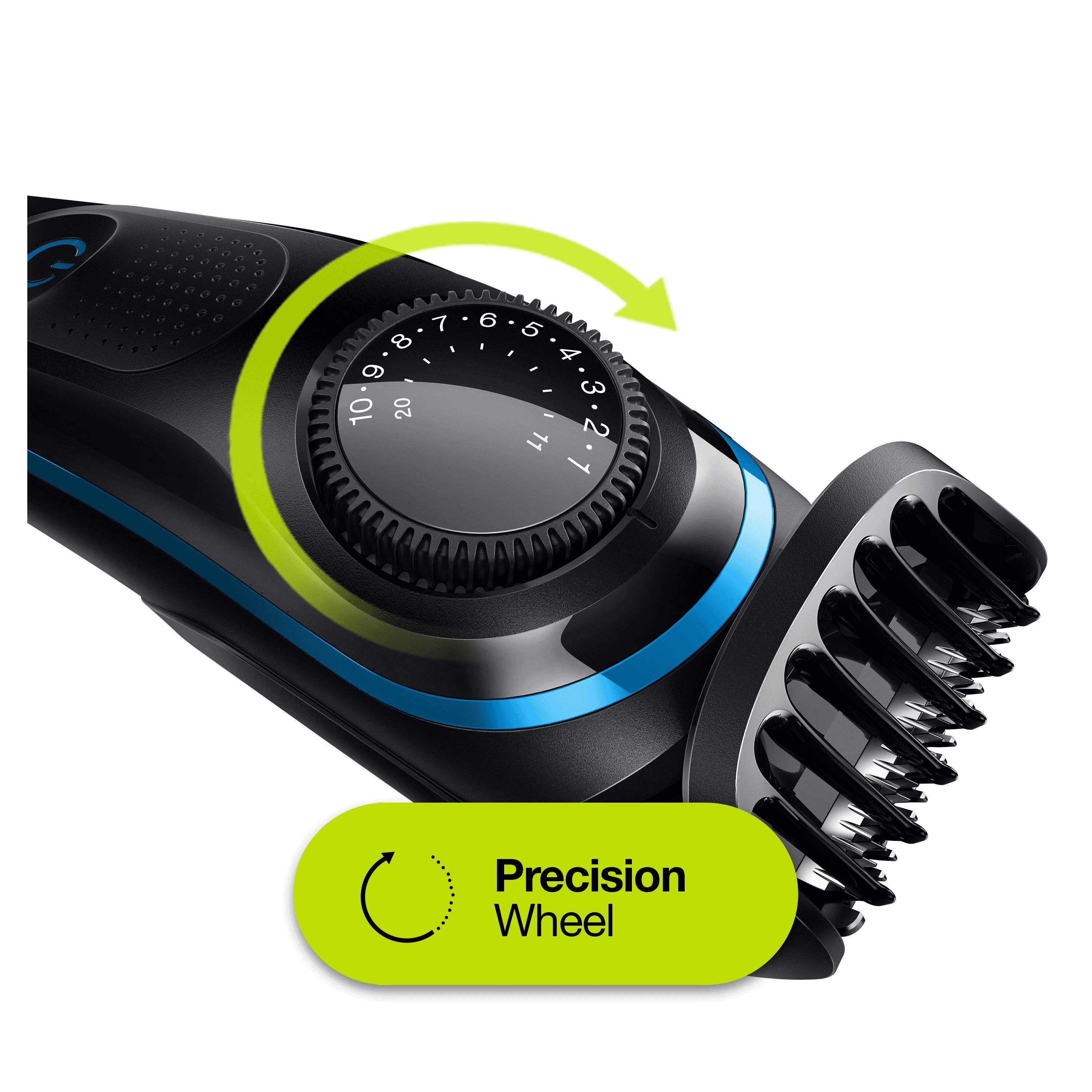 Barbero Cortapelos Braun Bt3240 + Gillete Fusion 39 Ajustes Barba Lavable Control Giratorio