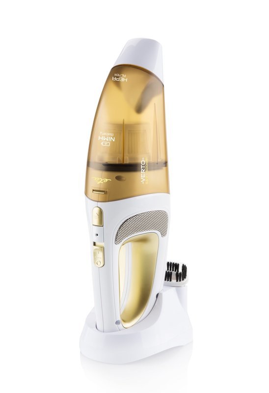 Aspirador Inalámbrico Eta Eta142390000  De Mano Sin Bolsa Verto Ii, Tiempo De Trabajo 15 Min, Depósito De Polvo 0,4 L, Tiempo De Carga 5 H, Blanco Naranja