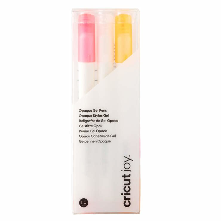 Cricut 2009380 Bolígrafo De Gel Bolígrafo De Gel Con Tapa Naranja, Rosa, Blanco 3 Pieza(S)
