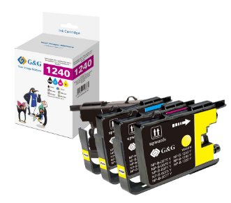 G&G Xl-Druckerpatronen 4er Set Brother Lc-1240valbp