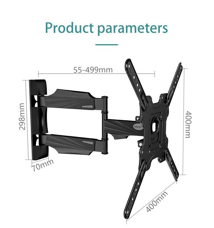 Wall Bracket For 1 Monitor -  32" - 75"